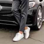 Bruno Marc Men's Casual Dress Sneakers - White Size 11