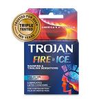 Trojan Fire & Ice Condoms - 3 Pack
