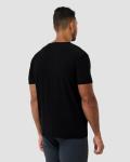 Men's Fitted Athletic Workout Shirts - Black
