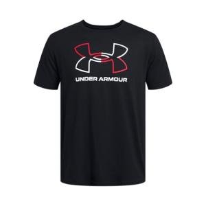 Under Armour Men's Black/Red/White Short Sleeve T-Shirt