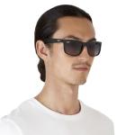 Ray-Ban Justin Rectangular Sunglasses in Black/Grey