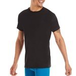 Hanes Men's Cotton Moisture-Wicking Crew Tee - 6 Pack