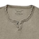 Lucky Brand Men's Dark Olive Notch Neck Tee
