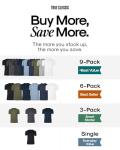 True Classic Men's Short Sleeve T-Shirt Pack of 6