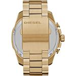 Diesel Mega Chief Stainless Steel Chronograph Men's Watch, Color: Gold (Model: DZ4360)