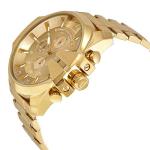 Diesel Mega Chief Stainless Steel Chronograph Men's Watch, Color: Gold (Model: DZ4360)