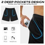 Men's Quick-Dry Athletic Shorts with Pockets