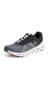 Men's On Cloudrunner Sneakers, Black Eclipse/Frost, Size 10
