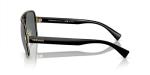 Versace Men's Black Sunglasses with Dark Grey Lenses