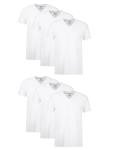 Hanes Men's Cotton Moisture-Wicking V-Neck Undershirts