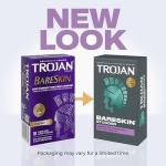 Trojan Studded Bareskin Lubricated Condoms – 10 Pack