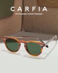 CARFIA Men's Retro Polarized Sunglasses with UV Protection