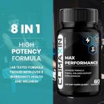 Climaxin Capsules, Advanced Maximum Strength Mens Vitamin Performance Pills Premium All-Natural Ingredients Support for Men Wellness, Health, Stamina, Confidence & Long Lasting Energy (60 Capsules)