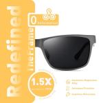 DUCO Men's Lightweight Polarized Rectangle Sunglasses