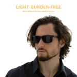 DUCO Men's Lightweight Polarized Rectangle Sunglasses