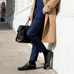 Bruno Marc Men's Black Slip-On Dress Loafers