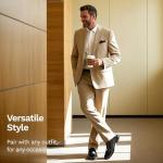 Bruno Marc Men's Black Slip-On Dress Loafers