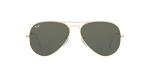 Ray-Ban Classic Gold Black Aviator Sunglasses 58mm