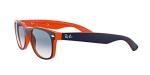 Ray-Ban New Wayfarer Square Sunglasses - Blue/Orange