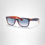 Ray-Ban New Wayfarer Square Sunglasses - Blue/Orange