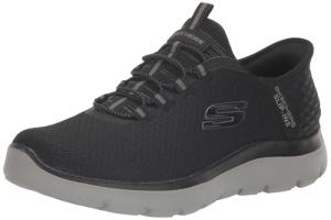 Skechers Men's High Range Slip-In Sneakers, Black