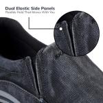 Skechers Men's Avillo Moccasin in Black, Size 11