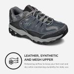 Skechers Men's Afterburn Memory Foam Sneakers - Navy