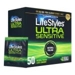 LifeStyles Ultra Sensitive 50 Count Condom Pack