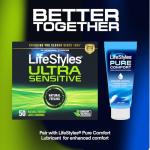 LifeStyles Ultra Sensitive 50 Count Condom Pack