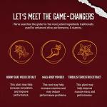 Horny Goat Weed For Women and Men - Herbal Complex Blend Supplement with Saw Palmetto Extract Ginseng Maca Root and Tongkat Ali Powder - Mens Prostate Health Supplement with Horny Goat Weed Extract