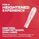 Trojan Double Ecstasy Lubricated Condoms - 10 Pack