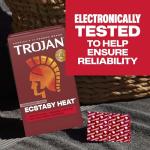 Trojan Double Ecstasy Lubricated Condoms - 10 Pack