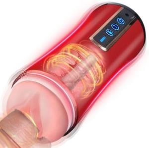 Automatic Stroking Machines Male Masterburbatar Hands Free Mastusbafor Viboators Toys Sucking Massager Machine Devices Suction Adult Toy Auto Bj Pocket Puzzy Man Masturebstor Underwear 12PWO1 (red)
