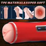 Automatic Stroking Machines Male Masterburbatar Hands Free Mastusbafor Viboators Toys Sucking Massager Machine Devices Suction Adult Toy Auto Bj Pocket Puzzy Man Masturebstor Underwear 12PWO1 (red)