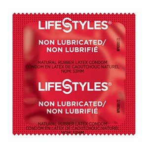 LifeStyles Non-Lubricated Condoms - 100 Count Pack