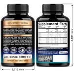 Omega 3 Fish Oil 3600 mg - Omega 3 Supplement | EPA & DHA - Heavy Metals Free - Heart, Brain & Joint Support - Purified Fish Oil for Men & Women - Lemon Flavored - Made in USA, 90 Softgels