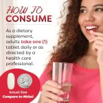 (New Improved Formula) Best Naturals L-Arginine 1000 mg 120 Tablets - Pharmaceutical Grade L Arginine Supplement Promotes Nitric Oxide Synthesis