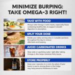 Omega 3 Fish Oil 3600 mg - Omega 3 Supplement | EPA & DHA - Heavy Metals Free - Heart, Brain & Joint Support - Purified Fish Oil for Men & Women - Lemon Flavored - Made in USA, 90 Softgels