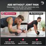 DMoose Fitness Ab Roller with Elbow Support & Pads