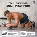 DMoose Fitness Ab Roller with Elbow Support & Pads