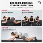 DMoose Fitness Ab Roller with Elbow Support & Pads