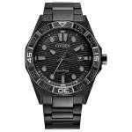 Citizen Men's Eco-Drive Brycen Black Dial Black Ion-Plated Stainless Steel Watch 42mm - AW1855-52E