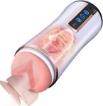 Automatic Male Mastusbafor Heat Men's Masterburators Sucking Men Masturebstor Machine Thrusting Machine Devices Suction Adult Toy Auto Machine Pocket P Man Masturebstor Electric A002163