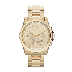 A|X Armani Exchange Men's Gold-Tone Chronograph Watch