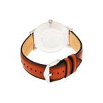 Fossil Men's Minimalist Quartz Silver and Leather Watch