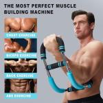 HOTWAVE Twister Arm Trainer with 4 Spring, Chest Workout Equipment Exerciser for Men, Adjustable Arm and Chest Twister Trainer for Women - Portable Home Fitness Equipment for Upper Body Muscle