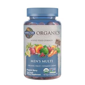 Organic Men's Gummy Vitamins - Berry Flavor, Vegan