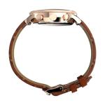 Timex Men's Waterbury Classic 40mm Watch - Brown Strap Black Dial Rose Gold-Tone Case