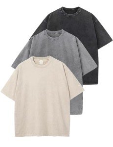 Men's Vintage Oversized T-Shirt 3-Pack - Casual