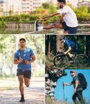 Kinglaman Men's Quick-Dry Athletic Workout Shirts